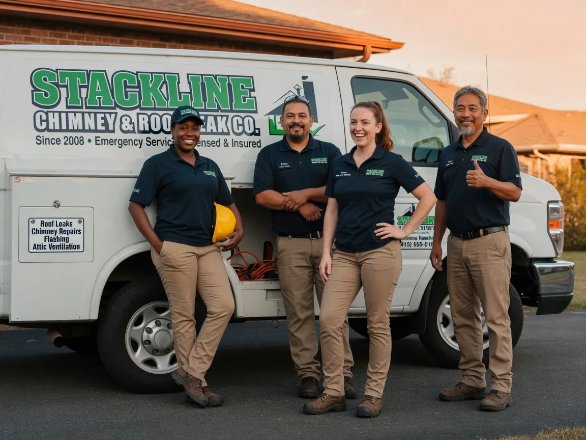 Chimney flashing repair company in Woodburn, IN